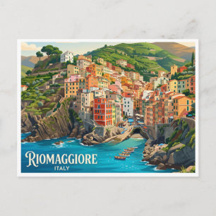 Riomaggiore Italien Postkarte