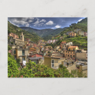 Riomaggiore. Italien - Reise Postkarte