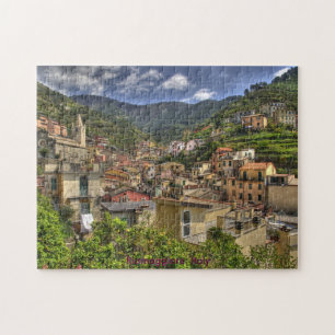 Riomaggiore. Italien Reise Puzzle