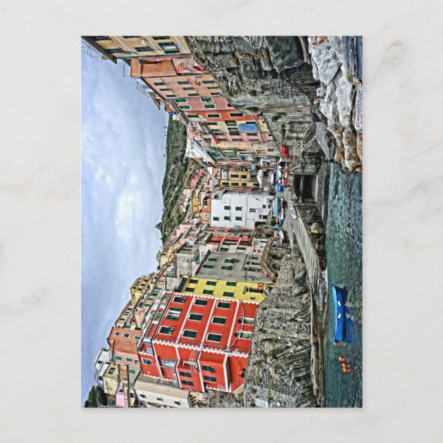 Riomaggiore, Italien - The Cinque Terre Puzzle Postkarte (Vorderseite)