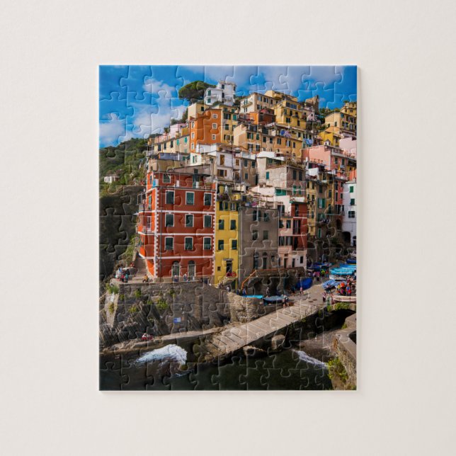 Riomaggiore Nachmittag Puzzle (Vertikal)