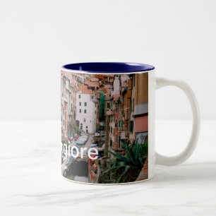 Riomaggiore Panoramasicht Tasse