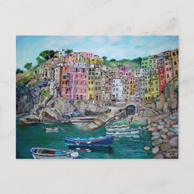 Riomaggiore - Postkarte (Vorderseite)