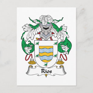 Rios Familienwappen Postkarte