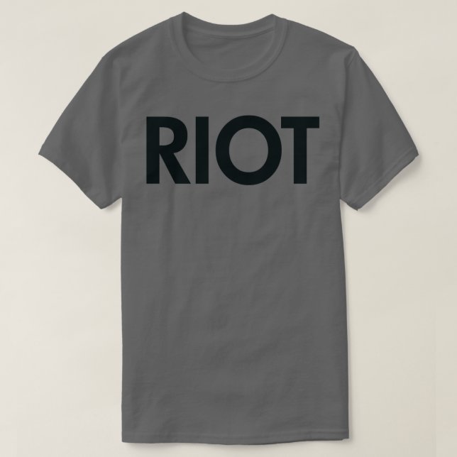 Riot black T-Shirt (Design vorne)
