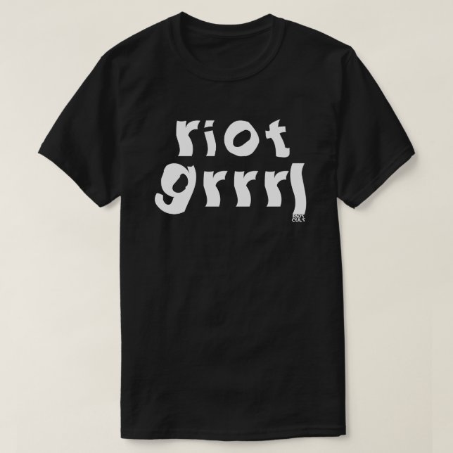 Riot Grrl Feminist Girl Punk Musik aus den 90er Ja T-Shirt (Design vorne)