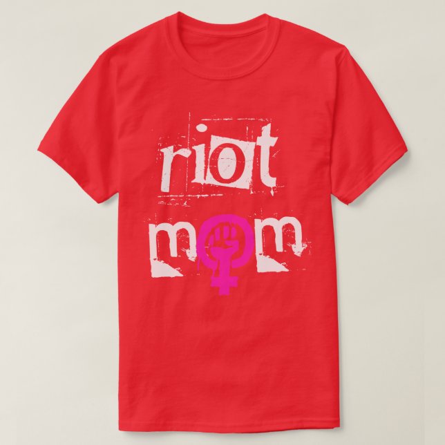 RIOT GRRL MAMA T-Shirt (Design vorne)