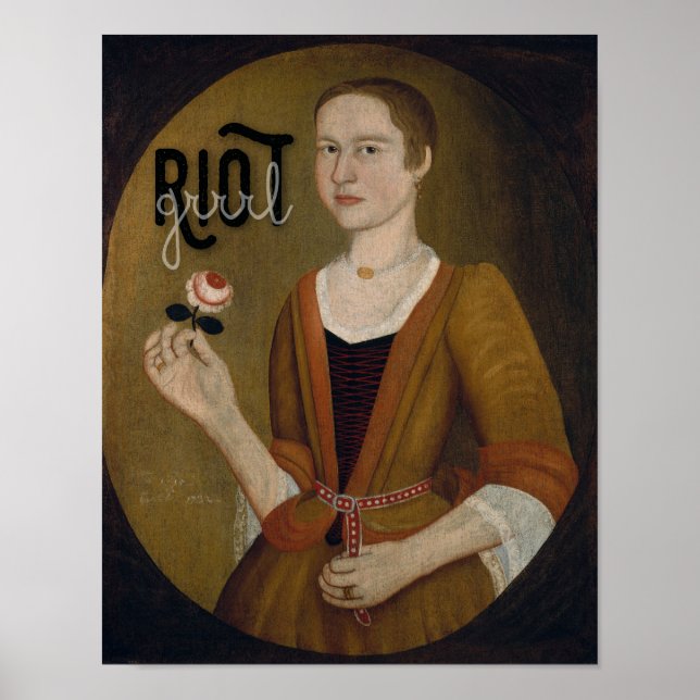Riot Grrrl Mädchen Poster (Vorne)