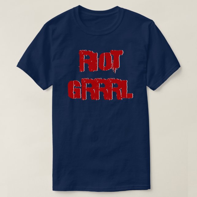 Riot grrrl T-Shirt (Design vorne)