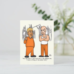 Riot Trumper Postcard Postkarte