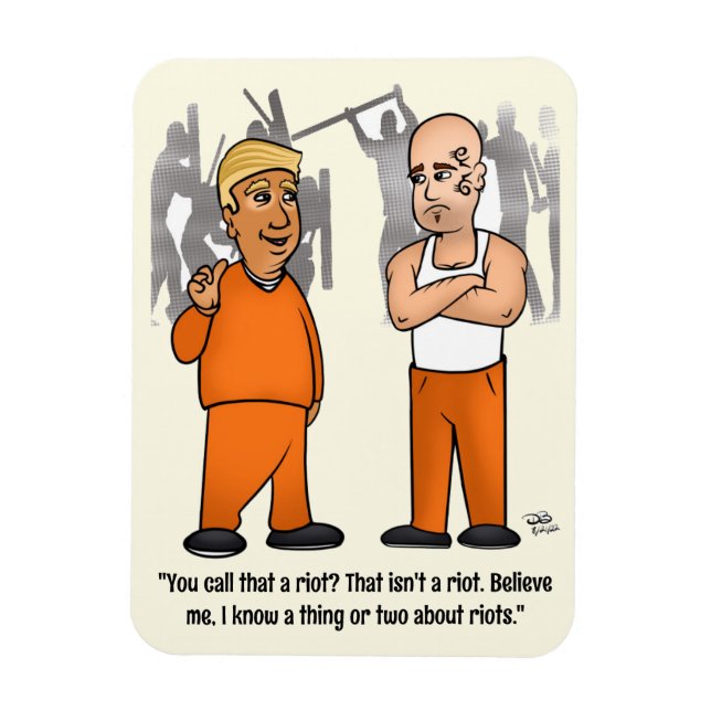 Riot Trumper Yellow Magnet (Vertikal)