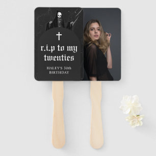 RIP 20 s Zwanzigers Grim Sensenmann Foto 30. Gebur Fächer