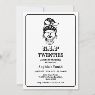 RIP 20 Tote für mein 30. Geburtstagsjung Einladung