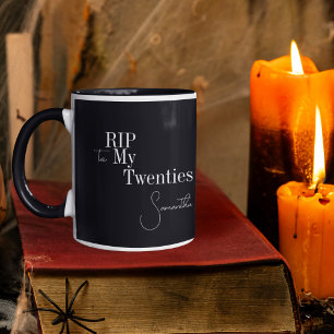 RIP 20er Jahre Schwarz und Weiß 30. Geburtstag Tasse
