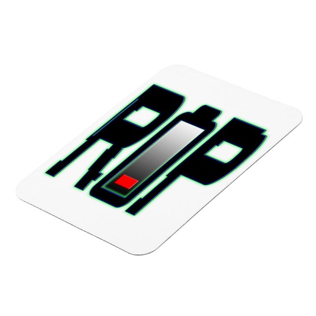 RIP Akku Flexible Foto Magnet (Linke Seite)