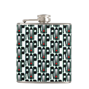 RIP-Akku Vinyl-Wrap-Flasche Flachmann