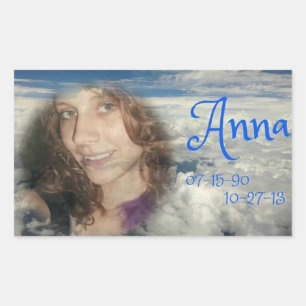 Rip ANNA Rechteckiger Aufkleber