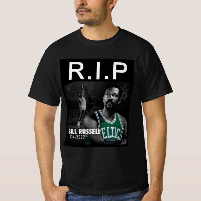 Rip Bill Russell Erinnerungen T-Shirt (Vorderseite)
