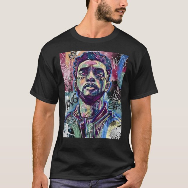 Rip Chadwick Boseman KING   T-Shirt (Vorderseite)