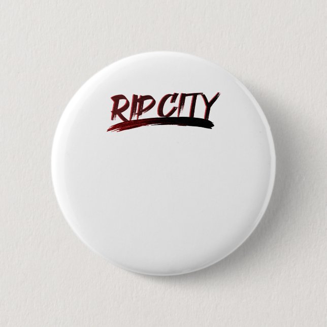 Rip City Basketball Button (Vorderseite)