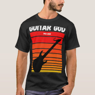 RIP Eddie Tribute RETRO GUITAR GOD Gitarre mit Cig T-Shirt