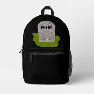 RIP Grabstein Bedruckter Rucksack