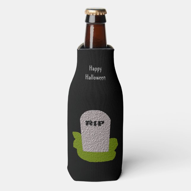 RIP Grabstein Flasche Cooler Flaschenkühler (Flaschenvorderseite)