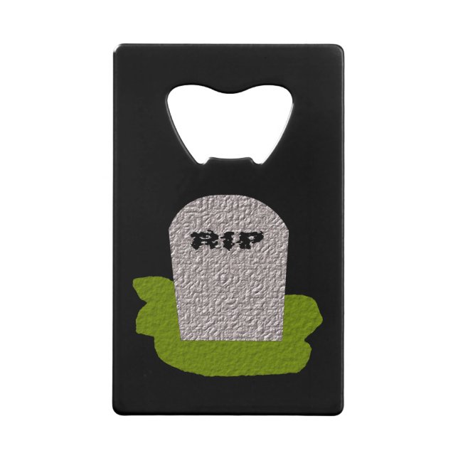 RIP Grabstein Flaschenöffner (Vorderseite)