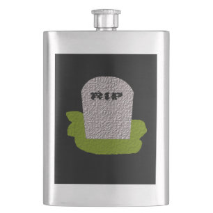 RIP Grabstein Flask Flachmann