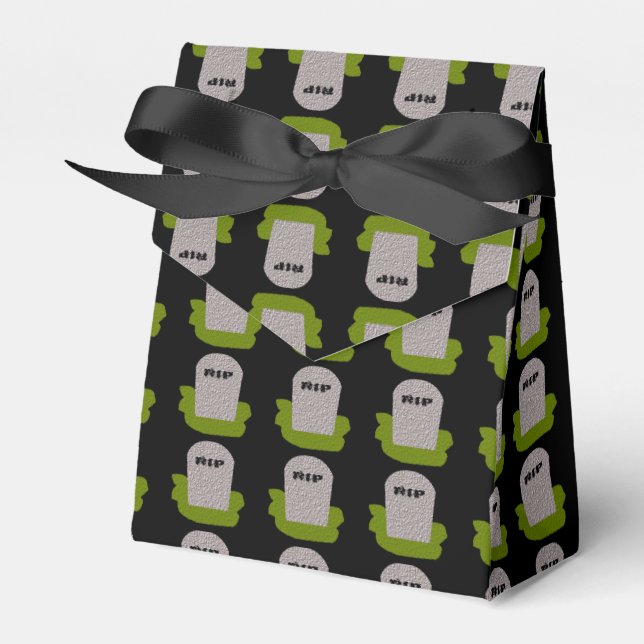 RIP Grabstein Gefälligkeitsbox Geschenkschachtel (Vorderseite)