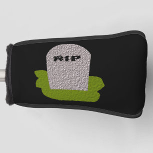 RIP Grabstein Golf Putter Abdeckung Headcover