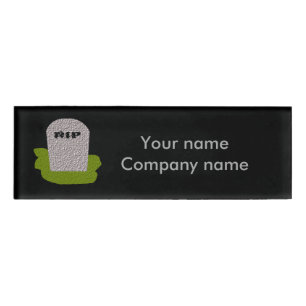 RIP Grabstein Personalisiert Namenschild