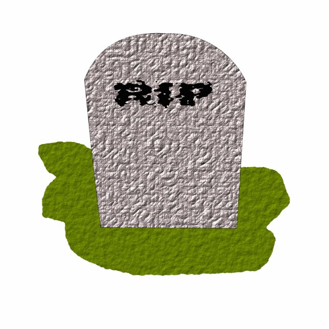 RIP Grabstein Skulptur Freistehende Fotoskulptur (Vorne)