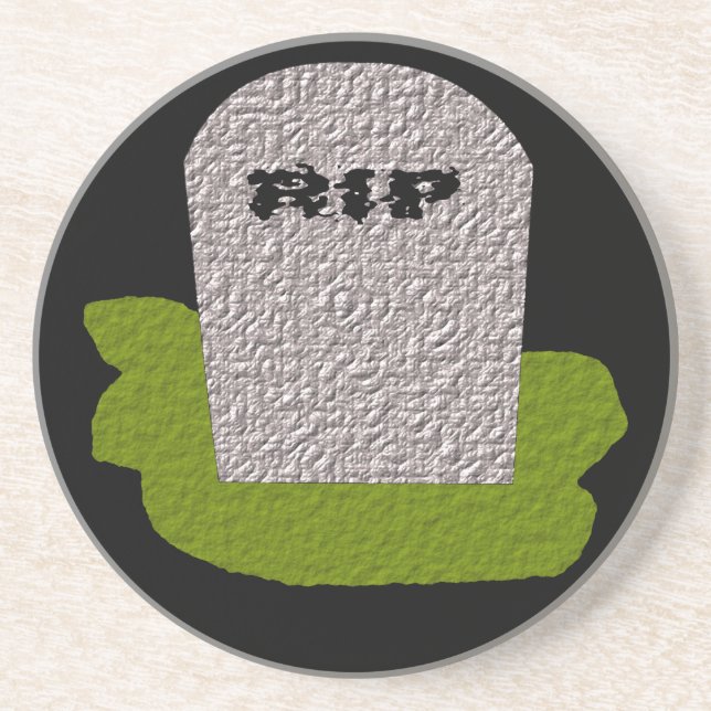 RIP Grabstein Untersetzer (Vorne)