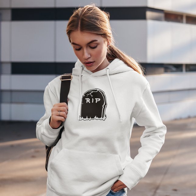 RIP Grabstein Womens Hoodie (Von Creator hochgeladen)