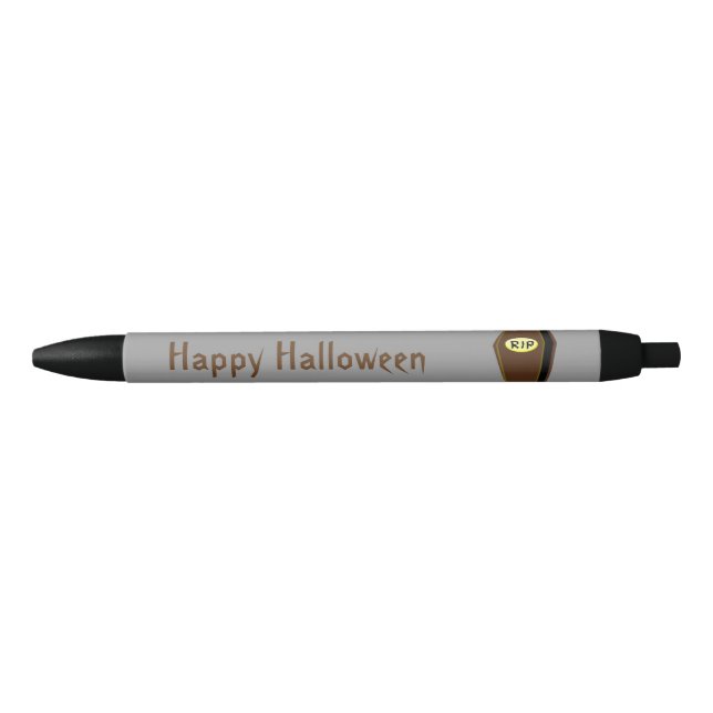 RIP Haklloween Coffin des Doom Personalisiert Pen Kugelschreiber (Vorderseite)