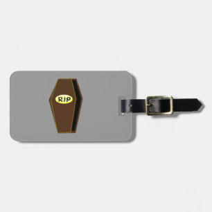 RIP Halloween Coffin der Doom Custom Luggage Tag Gepäckanhänger