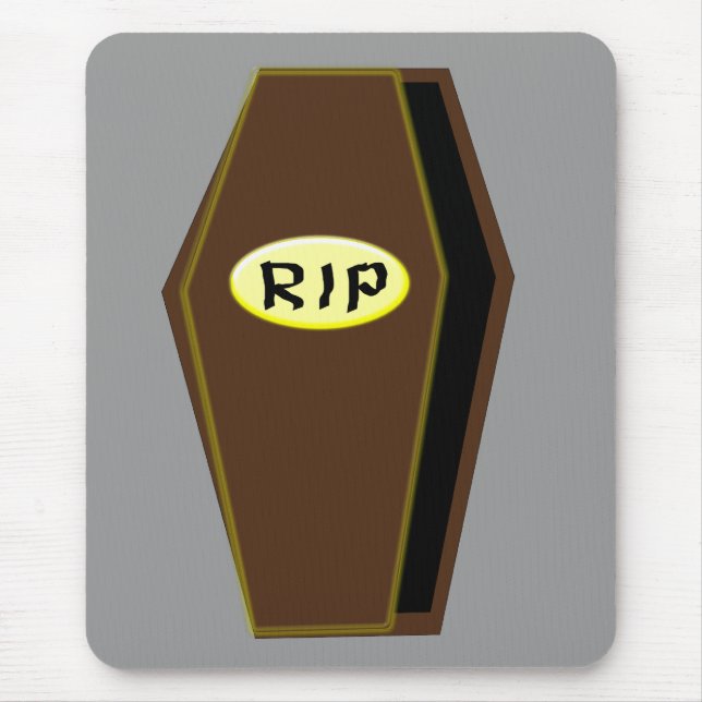 RIP Halloween-Coffin von Doom Mousepad (Vorne)