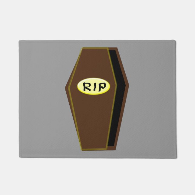 RIP Halloween-Särge Fußmatte (Vorderseite)