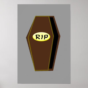 RIP Halloween-Särge Poster