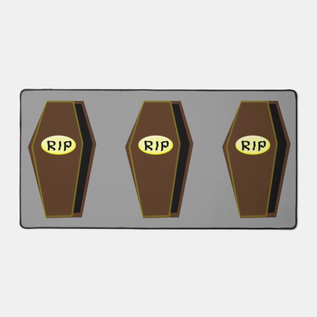 RIP Halloween-Särge Schreibtischunterlage (Vorderseite)