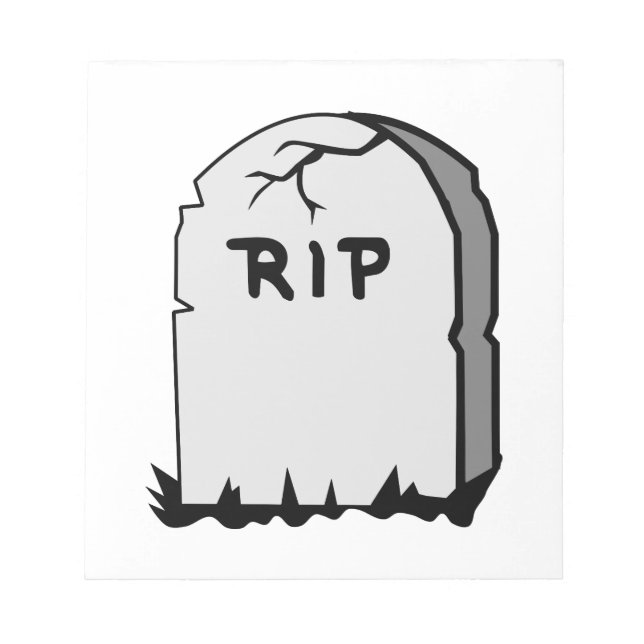 Rip Head Stone Notizblock (Vorderseite)
