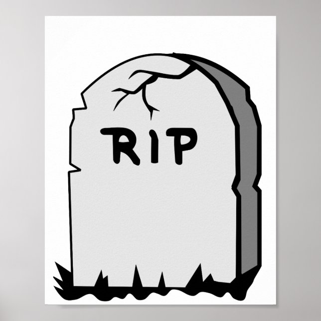 Rip Head Stone Poster (Vorne)