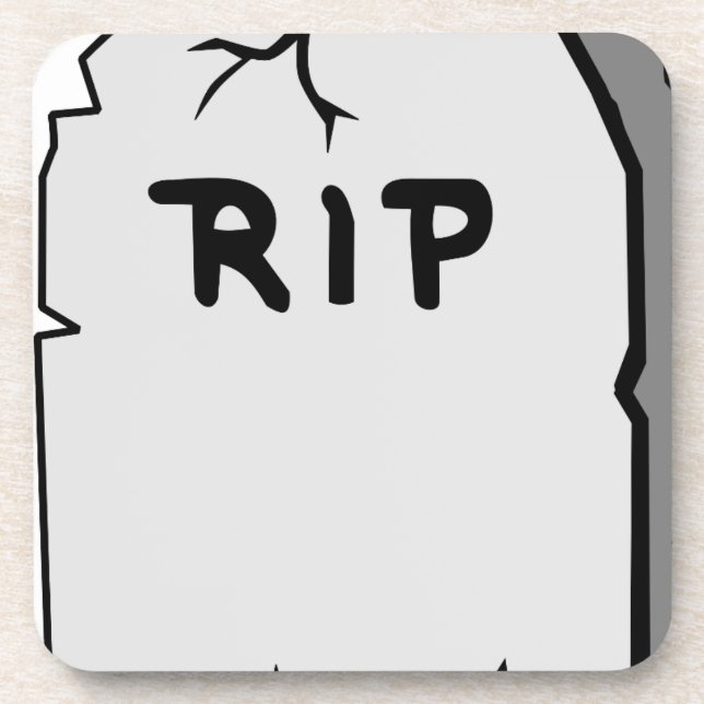 Rip Head Stone Untersetzer (Vorderseite)