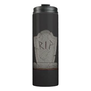 RIP Headstone Thermal Tumbler Thermosbecher