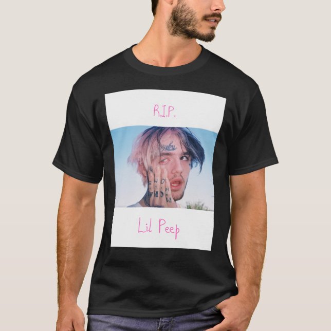 RIP Lil Peep Design Classic T - Shirt (Vorderseite)