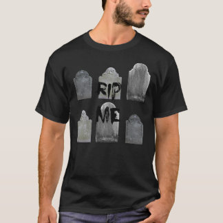 RIP Me 6 Graves Kopfsteindesign mit Textklassen T-Shirt