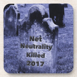 RIP Netzneutralität Gravestone Getränkeuntersetzer