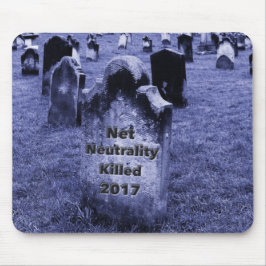RIP Netzneutralität Gravestone Mousepad