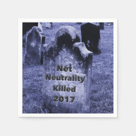 RIP Netzneutralität Gravestone Serviette